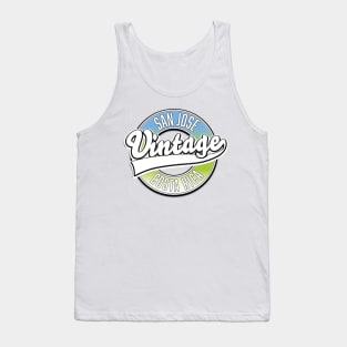 San José, Costa Rica vintage logo Tank Top